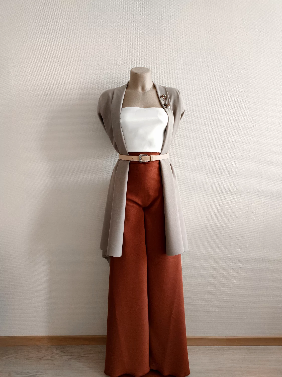 Габардин меланж