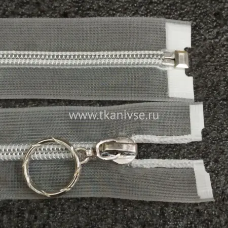 спираль прозрачная с напыл. серебро