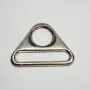 пряжка для сумок треугольная никель