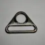 пряжка для сумок треугольная никель.тем