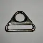 пряжка для сумок треугольная никель.тем