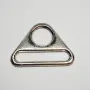 пряжка для сумок треугольная никель