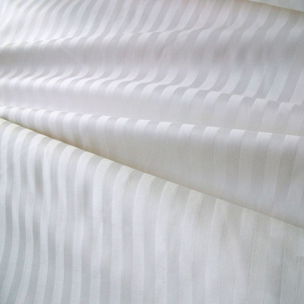 Сатин-страйп БЕЛЫЙ