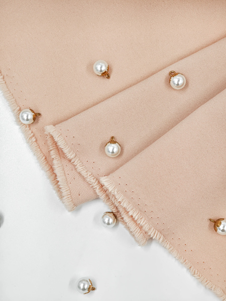 Лучшие цены на ткань Габардин    Розовый Бежевый  в интернет-магазине ТКАНИ ВСЕ